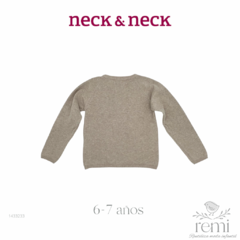 Suéter beige botones 6-7 años Neck & Neck - comprar en línea