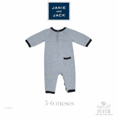 Mameluco azul con velero 3-6 meses Janie and Jack - comprar en línea