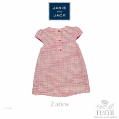 Vestido tweed rosa 2 años Janie and Jack - comprar en línea