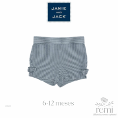 Short líneas azules y blancas 6-12 meses Janie and Jack