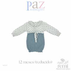 Ranita combinada borreguito azul 12 meses (reducido) Paz Rodríguez