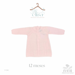 Vestido de punto rosa 12 meses Elisa