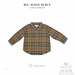 Camisa estampado burberry 12 meses Burberry