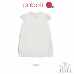 Vestido blanco con globos aerostáticos 4 años Boboli - comprar en línea