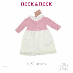 Faldón combinado pique y tejido 6-9 meses Neck & Neck - comprar en línea