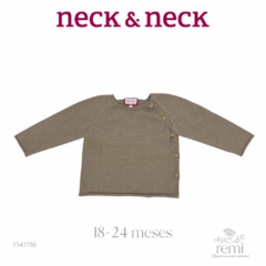Suéter café 18-24 meses Neck & Neck
