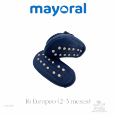 Zapato bebé azul 16 Europeo (2-5 meses aprox) Mayoral - comprar en línea