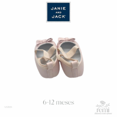 Zapato ballet suave bebé rosa con moño 6-12 meses Janie and Jack - comprar en línea