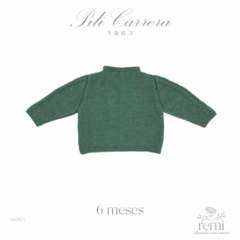 Suéter de lana verde 6 meses Pili Carrera - comprar en línea
