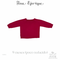 Suéter bugambilia con barquito 9 meses (reducido) Fina Ejerique - comprar en línea
