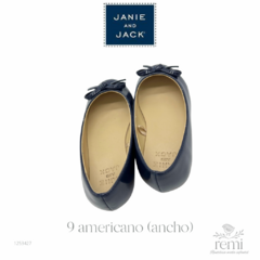 Zapato azul charol 9 americano (ancho) Janie and Jack - comprar en línea
