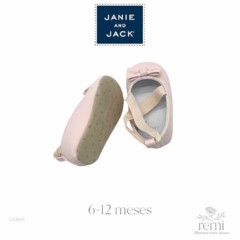 Zapato ballet suave bebé rosa con moño 6-12 meses Janie and Jack en internet