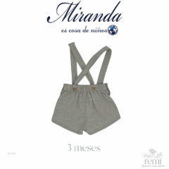 Peto de lino beige grisáceo 3 meses Miranda - comprar en línea