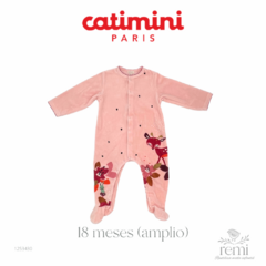 Mameluco rosa con venado 18 meses (amplio) Catimini