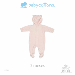 Mameluco rosa con gorrito 3 meses Baby Cottons - comprar en línea