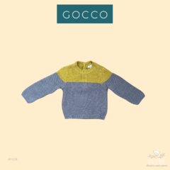 Suéter gris con amarillo 18-24 meses Gocco