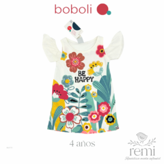 Vestido flores Be Happy 4 años Boboli