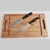 Combo cuchillas Gourmet Chef + Santoku - comprar online