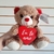 Urso de Pelúcia com Coração 20cm Fizzy FE7220 na internet