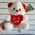 Urso de Pelúcia com Coração 20cm Fizzy FE7220 - loja online