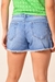 Short Feminino Boyfriend Barra Desfiada Liso