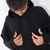 BUZO HOODIE OVER JL CAPSULA MONOCROMO - NEGRO