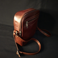 Morral/Bandolera de cuero original. Color suela. - buy online