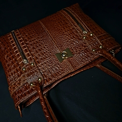 Image of Cartera de cuero original línea PREMIER. Color Habano . - (copia)