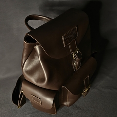 Mochila de cuero engrasado Vintage Big . - online store