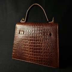 Cartera de cuero original. Línea PREMIER color suela . - Distinguida Tradición | Marroquinería y Platería Criolla | Regalos exclusivos | San Rafael Mendoza