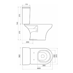 INODORO COMPLETO FERRUM VENETO - comprar online