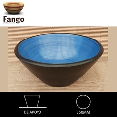 FANGO BACHA ELIPTICA AZUL NEGRA 35 CM - comprar online