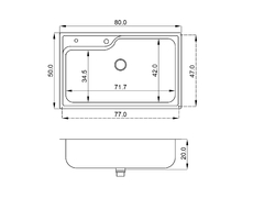 MI PILETA SIMPLE 76X46X20 - comprar online