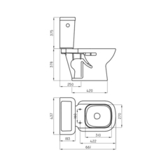 INODORO COMPLETO FERRUM BARI - comprar online