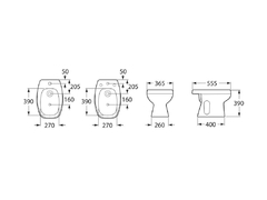 ROCA MONACO BIDET 1 y 3 AGUJEROS en internet