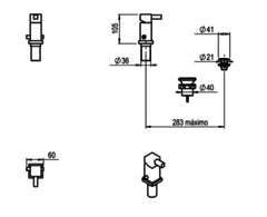 Imagen de JUEGO COMPLETO HIDROMET ONE BLOCK BLACK