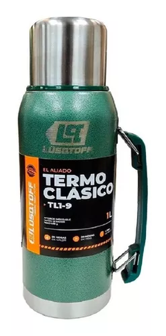 Termo Lusqtoff Acero Inoxidable Frío y Calor con pico cebador
