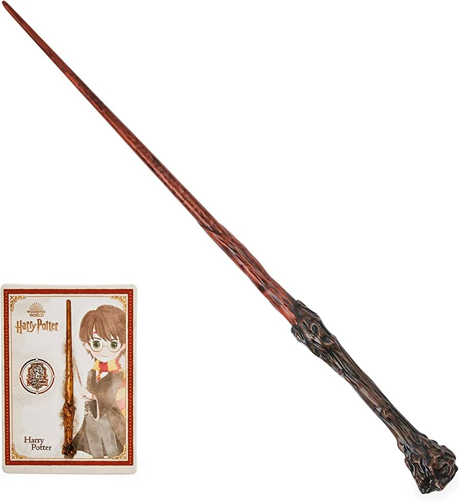 Harry Potter muñeco con varita y accesorios - Juguetes Vulcanita