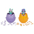 HATCHIMALS ALIVE PACK X 2 CON ACCESORIOS - Osito Azul