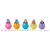 HATCHIMALS ALIVE HUEVERA CON FIGURAS - Osito Azul