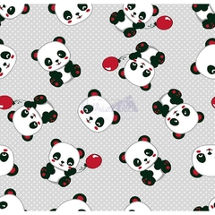 Pandas 2 cor 02 (Cinza com Vermelho)