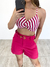 Shorts Alfaiataria com Cinto - Pink na internet