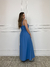 Vestido Midi Bolso e Fenda Diva - Azul Celeste - comprar online