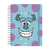 Caderno Smart Universitário Disney Monstros S.A 80 Folhas 90Gr com 10 Divisórias DAC