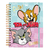 Caderno Smart Colegial Warner Tom e Jerry com 80 Folhas Reposicionáveis 90g DAC