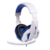 Headset Gamer Knup KP-396 C/ Microfone Branco e Azul