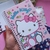 Caderno Hello Kitty Espiral 1/4 Capa Dura 80FLS Jandaia na internet