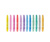 Giz Retrátil Mega Gel Color - Metálico 12 Cores Tris - comprar online
