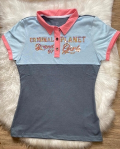 Blusa polo planet Girls coleção 2023