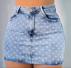 Saia Jeans estrela planet girls